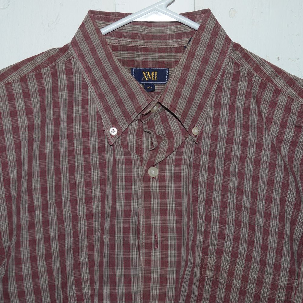 XMI button up mens shirt size XL J646